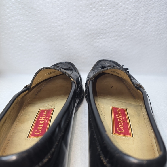 Cole Haan Black Tassel Loafers for Men Dressy Size 9 Euc - Picture 7 of 10